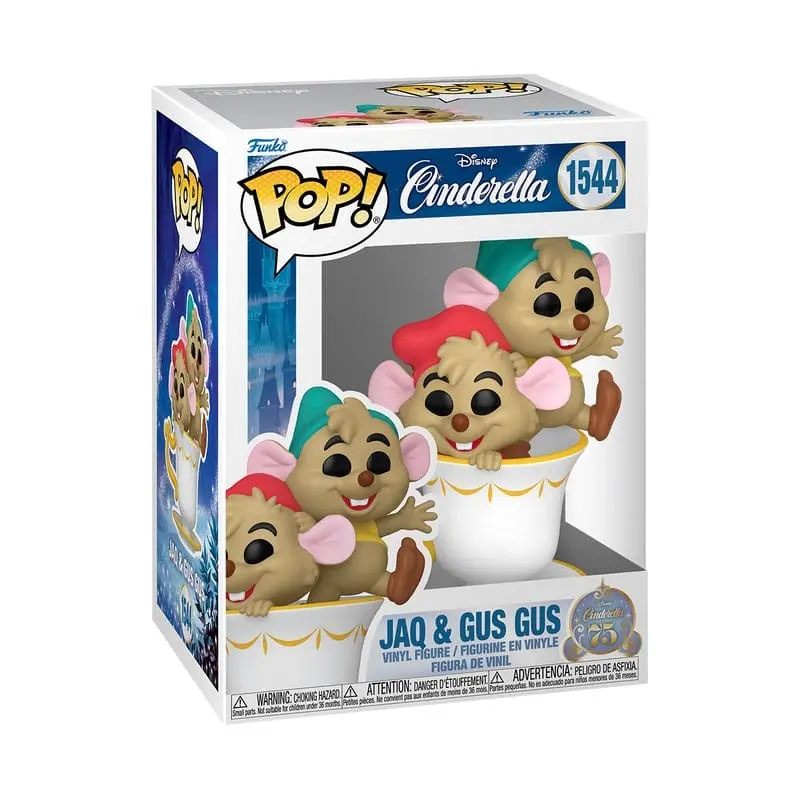Cinderella 75th Anniversary POP! Disney Vinyl figurine J&G in cup 9 cm | 0889698834582