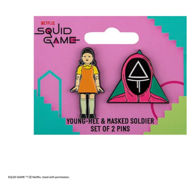 Squid Game pack 2 pin's Young-hee & Soldier | 4895205619708