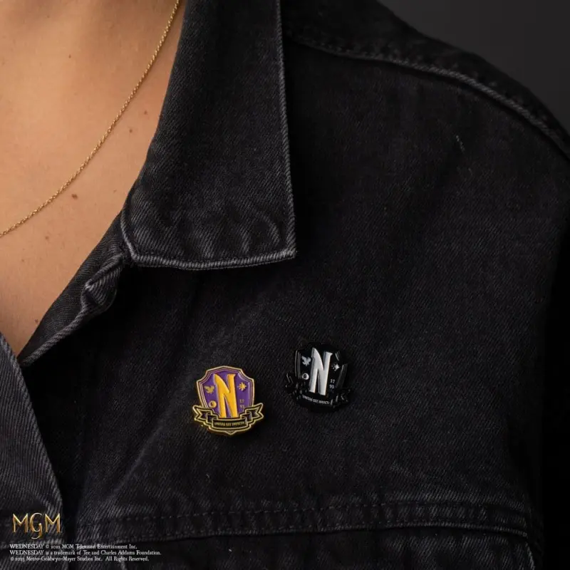 Wednesday pack 2 pin's Nevermore Academy | 4895205616325