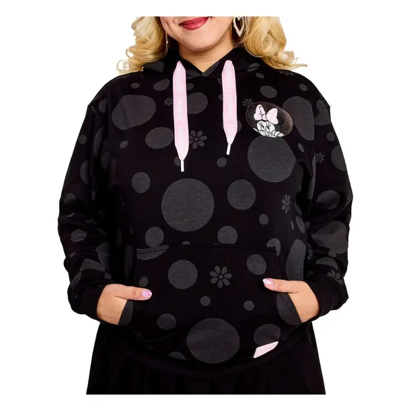 Disney by Loungefly sweater à capuche Unisexe Minnie Rocks the Dots Florals (S) | 0671803534872