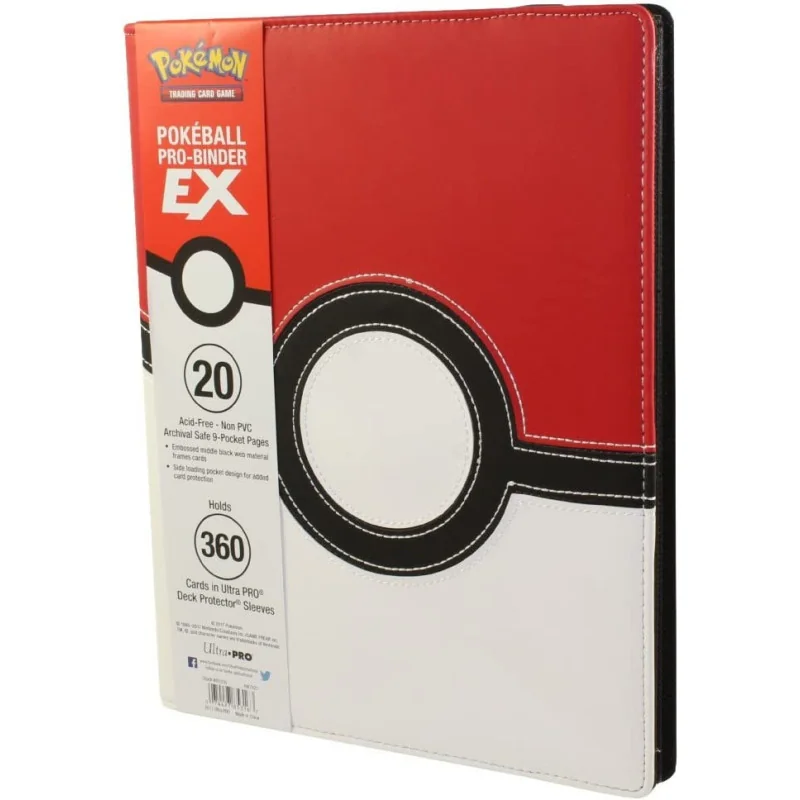 Licentie: Pokémon
Product: UP - Premium 9-Pocket Pro-Binder - Pokémon Pokeball
Merk: Ultra Pro