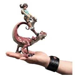 Tomb Raider figurine Mini Epics Lara Croft & Raptor 24 cm | 9420024739372