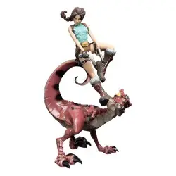 Tomb Raider figurine Mini Epics Lara Croft & Raptor 24 cm | 9420024739372