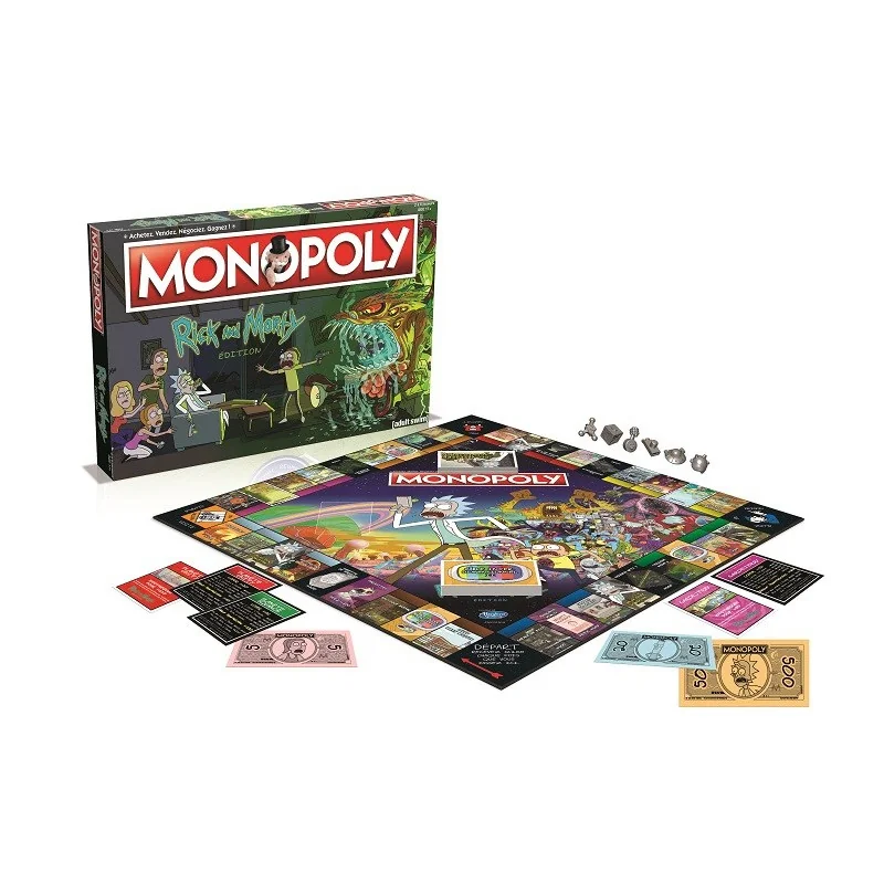 Spel: Monopoly Rick & Morty
Uitgever: Winning Moves
Engelse versie