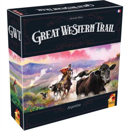 jeu : Great Western Trail 2.0 - Argentine
éditeur : Plan B Games
version française