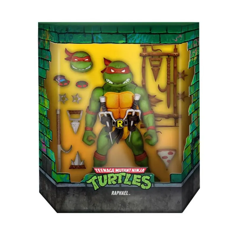 Les Tortues ninja figurine Ultimates Raphael Version 2 18 cm | 0840049811607