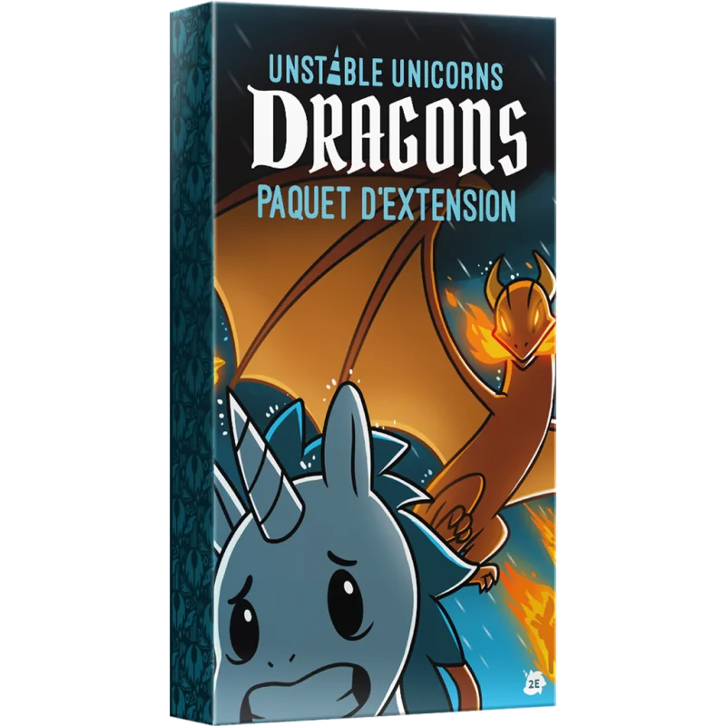 Game: Unstable Unicorn – Ext. Dragons
Publisher: Tee Turtle
English Version