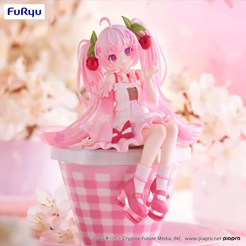 Hatsune Miku statuette PVC Noodle Stopper Sakura Miku 2025 14 cm | 4582782366773