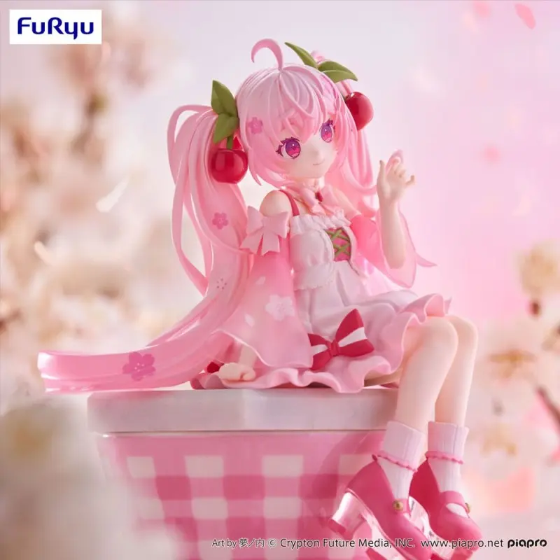 Hatsune Miku statuette PVC Noodle Stopper Sakura Miku 2025 14 cm | 4582782366773