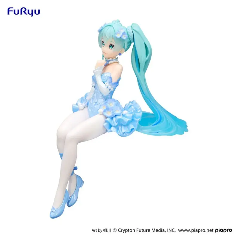 Hatsune Miku statuette PVC Noodle Stopper Flower Fairy Nemophila Pail Blue Color Ver. 15 cm | 4582782366797