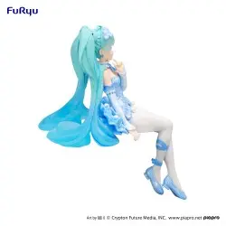 Hatsune Miku statuette PVC Noodle Stopper Flower Fairy Nemophila Pail Blue Color Ver. 15 cm | 4582782366797