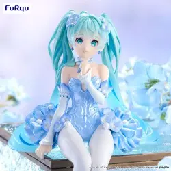 Hatsune Miku statuette PVC Noodle Stopper Flower Fairy Nemophila Pail Blue Color Ver. 15 cm | 4582782366797