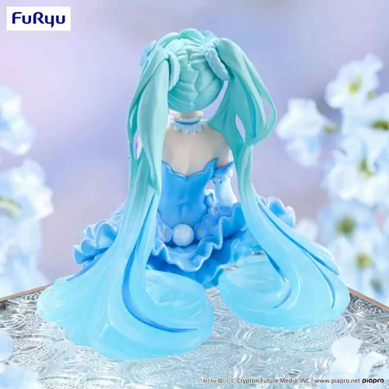 Hatsune Miku statuette PVC Noodle Stopper Flower Fairy Nemophila Pail Blue Color Ver. 15 cm | 4582782366797