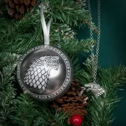 Game of Thrones décoration sapin avec collier Stark | 4895205617223