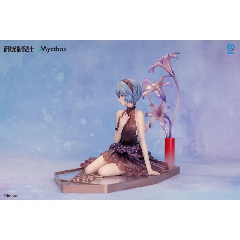 Evangelion statuette PVC 1/7 Rei Ayanami: Whisper of Flower Ver. 15 cm | 6971804910854