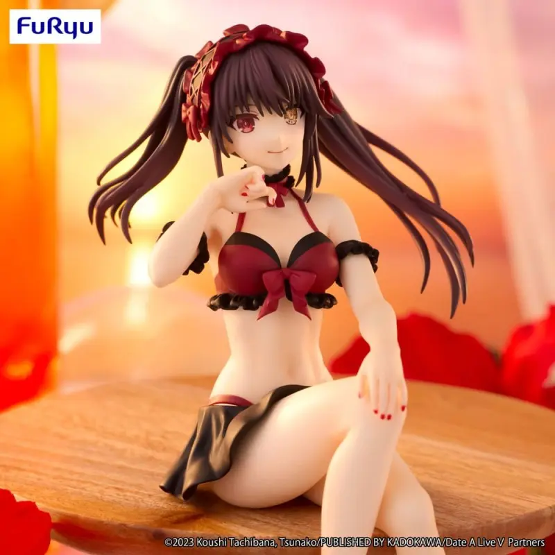 Date A Live statuette PVC Noodle Stopper Kurumi Tokisaki Swimsuit Ver. 15 cm | 4582782366827