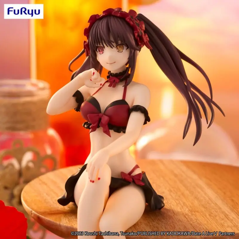 Date A Live statuette PVC Noodle Stopper Kurumi Tokisaki Swimsuit Ver. 15 cm | 4582782366827