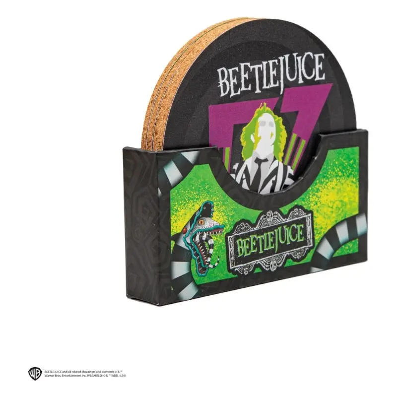 Beetlejuice pack 4 sous-verres  | 4895205619302