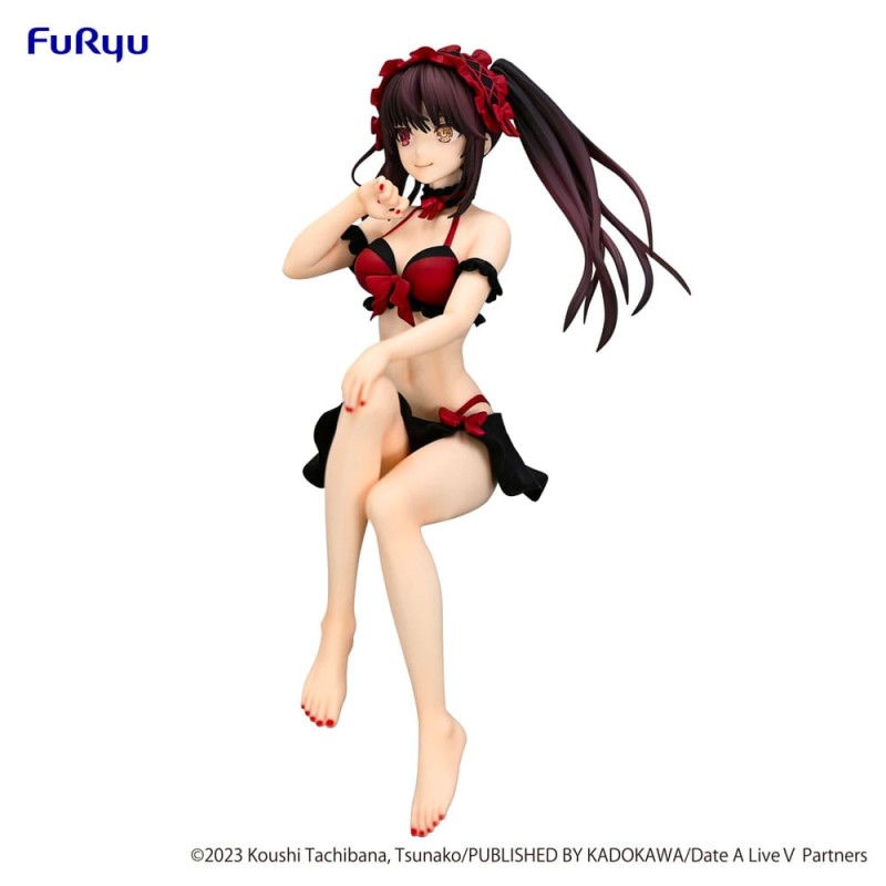 Date A Live statuette PVC Noodle Stopper Kurumi Tokisaki Swimsuit Ver. 15 cm