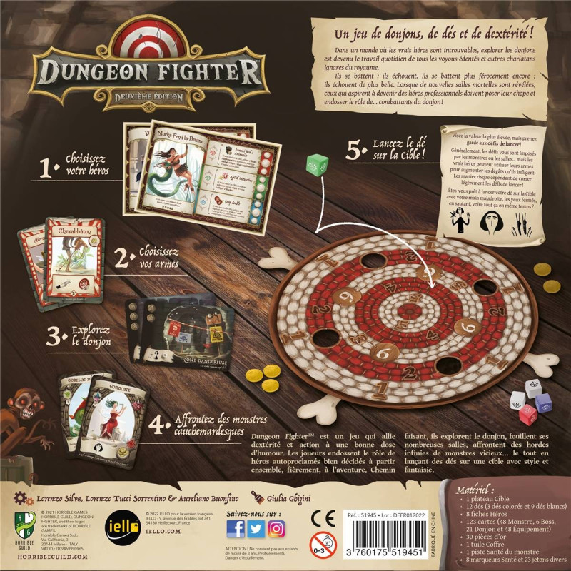 jeu : Dungeon Fighter
éditeur : Iello
version française