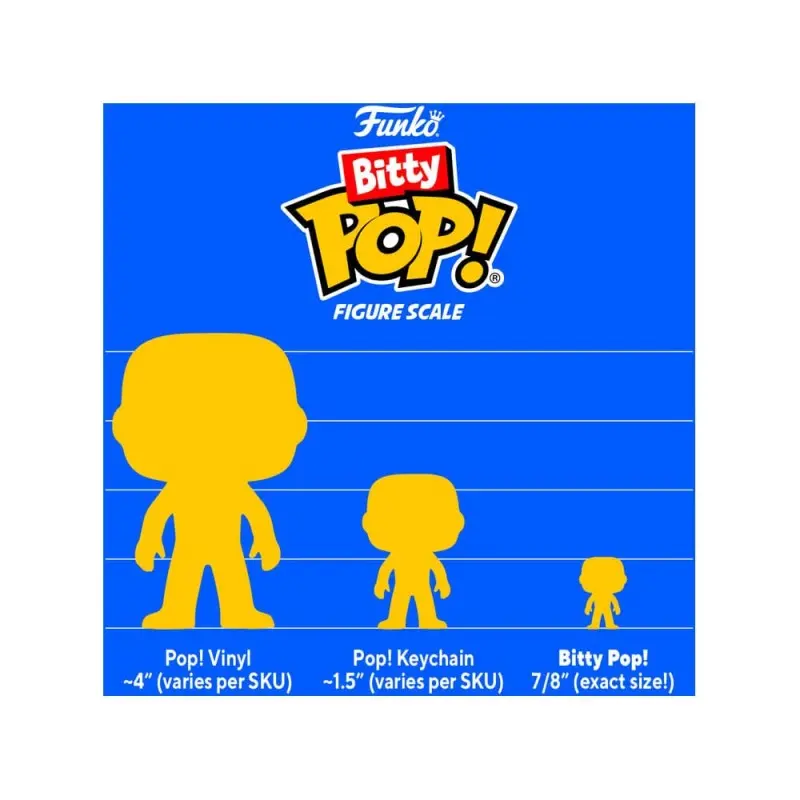 Star Wars pack 4 figurines Bitty POP! Vinyl Luke 2,5 cm | 0889698836685