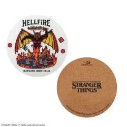 Stranger Things pack 4 sous-verres Hellfire Club | 4895205617742