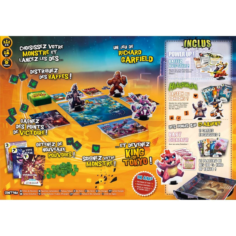 jeu : King of Tokyo - Monster Box
éditeur : Iello
version française