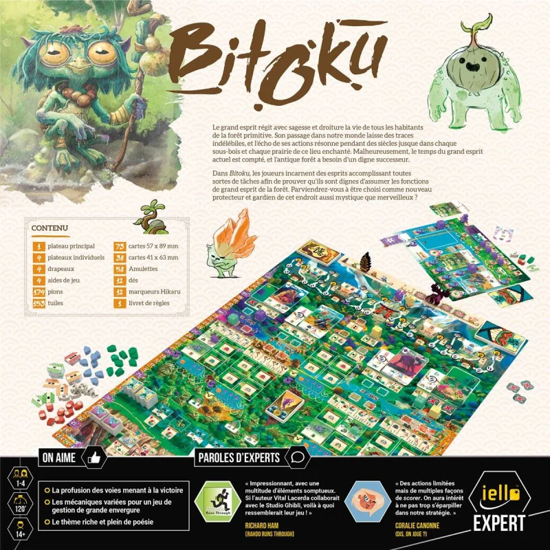 Spel: Bitoku
Uitgever: Iello
Engelse versie