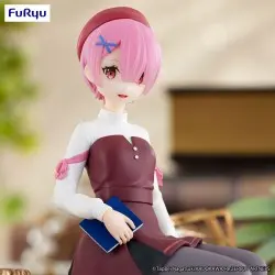 Re:Zero Starting Life in Another World statuette PVC Noodle Stopper Ram Book Girl Ver. 14 cm | 4582782366889