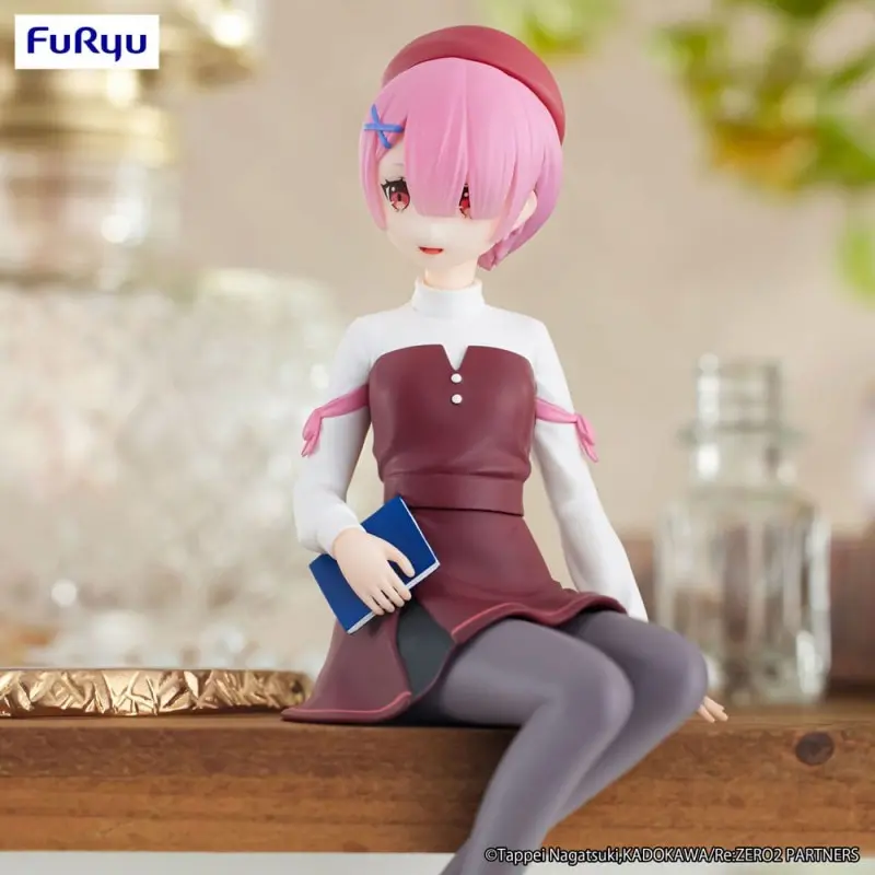 Re:Zero Starting Life in Another World statuette PVC Noodle Stopper Ram Book Girl Ver. 14 cm | 4582782366889