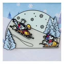 Disney by Loungefly 3" pin's émaillés Mickey and friends Winter Wonderland Limited Edition 8 cm  | 0671803528192