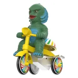 Universal Monsters figurine Super Cycles La Créature du Lagon Noir (Dark Green with Yellow Trike) 13 cm  | 0840049889330