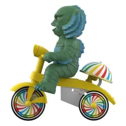 Universal Monsters figurine Super Cycles La Créature du Lagon Noir (Dark Green with Yellow Trike) 13 cm  | 0840049889330