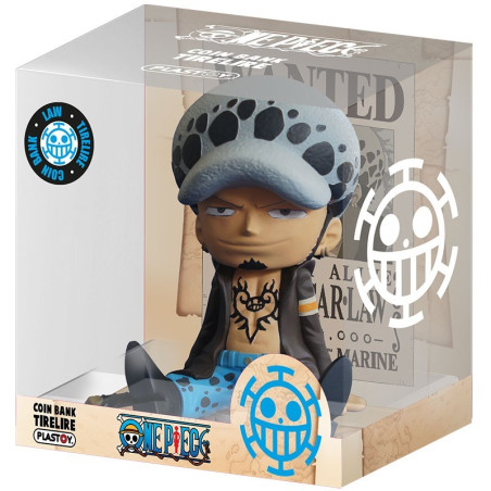 License : One Piece
Produit : tirelire PVC Trafalgar Law 18 cm
Marque : Plastoy