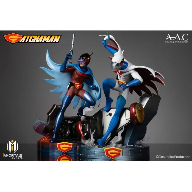 Gatchaman statuette Amazing Art Collection Ken the Eagle, The Leader of the Science Ninja Team 34 cm | 3770010017127