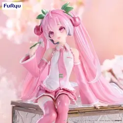 Hatsune Miku statuette PVC Noodle Stopper Sakura Miku 2024 Pearl Color Ver. 15 cm | 4582782367138