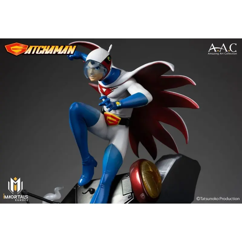 Gatchaman statuette Amazing Art Collection Ken the Eagle, The Leader of the Science Ninja Team 34 cm | 3770010017127