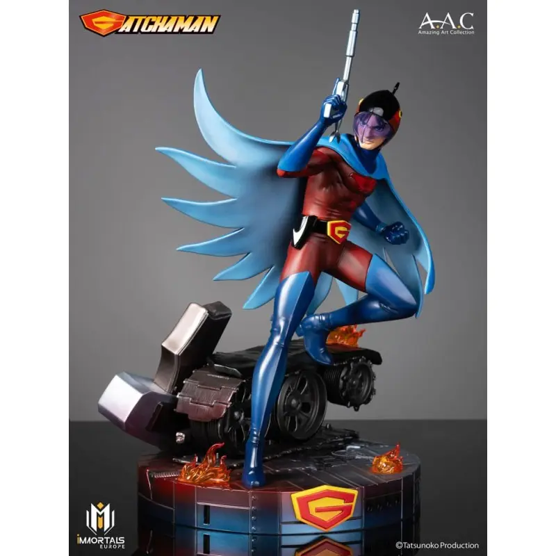 Gatchaman statuette Amazing Art Collection Joe the Condor, Expert in Shooting 34 cm | 3770010017134