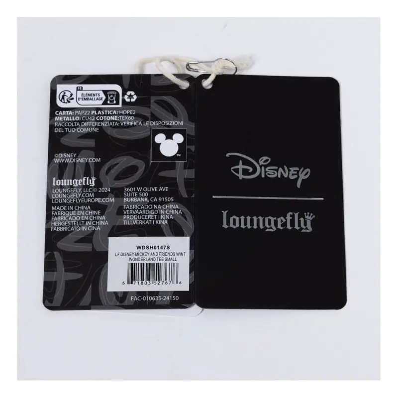 Disney by Loungefly Tee T-Shirt Unisexe Mickey and Friends Winter Wonderland (XL) | 0671803527706