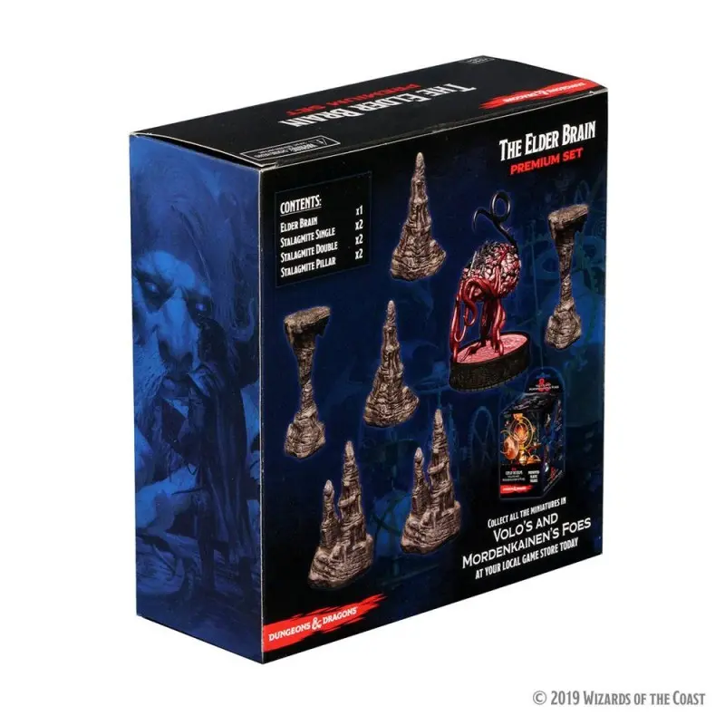 D&D Icons of the Realms : Volo & Mordenkainen's Foes - Premium Set Elder Brain & Stalagmites | 0634482739440