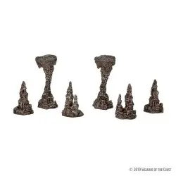 D&D Icons of the Realms : Volo & Mordenkainen's Foes - Premium Set Elder Brain & Stalagmites | 0634482739440
