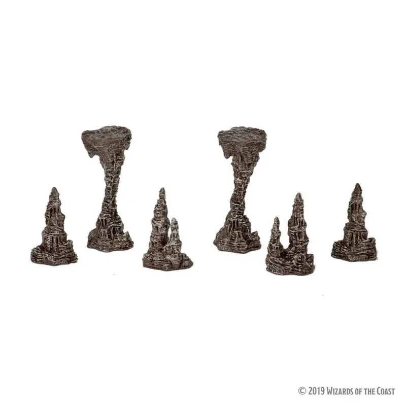D&D Icons of the Realms : Volo & Mordenkainen's Foes - Premium Set Elder Brain & Stalagmites | 0634482739440