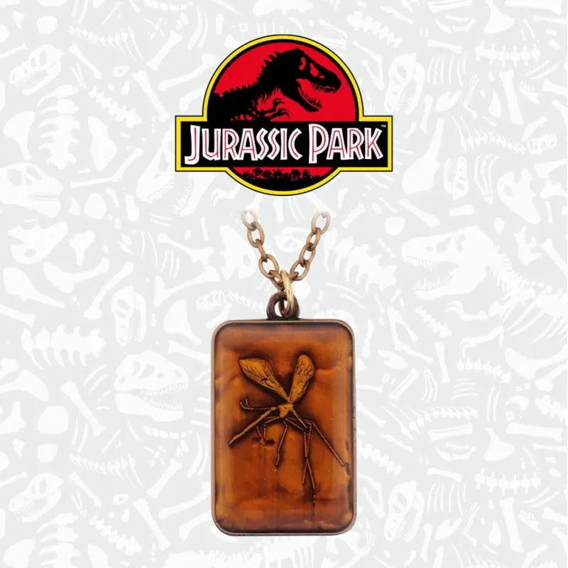 Jurassic Park collier avec pendentif en ambre Limited Edtiton | 5060948293433