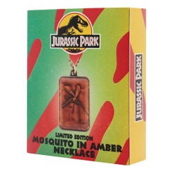 Jurassic Park collier avec pendentif en ambre Limited Edtiton