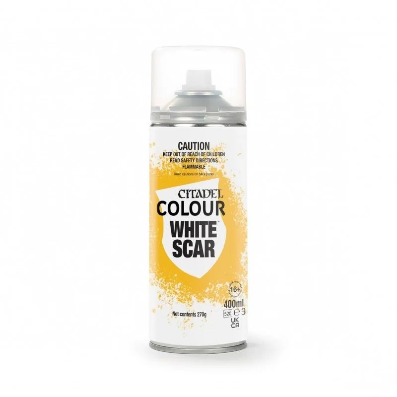 Product: Citadel - Spray: White Scar

Brand: Games Workshop / Citadel