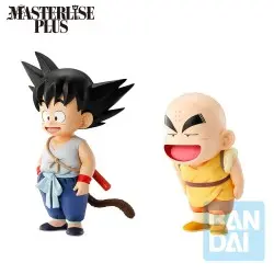 Dragon Ball statuettes PVC Ichibansho Masterlise Plus Son Goku & Krillin (Son Goku Training Section) 13 cm | 4573102684103