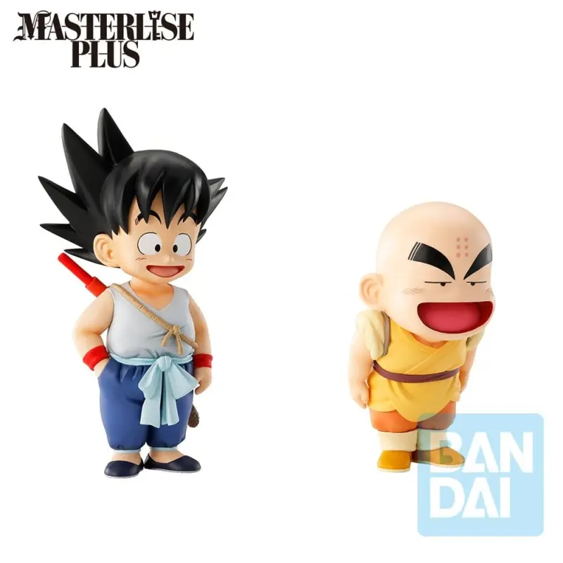 Dragon Ball statuettes PVC Ichibansho Masterlise Plus Son Goku & Krillin (Son Goku Training Section) 13 cm | 4573102684103