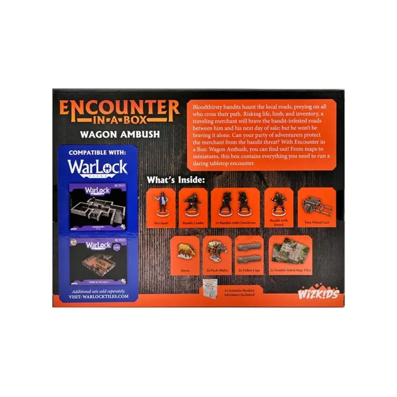 WarLock Tiles Encounter in a Box: Wagon Ambush | 0634482765005