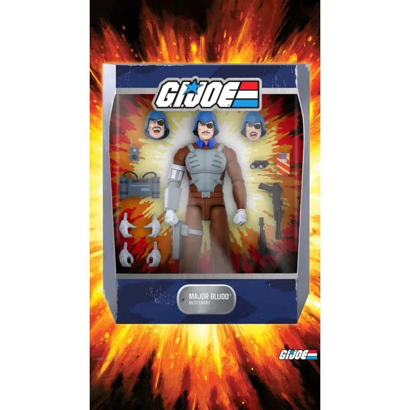 GI Joe Wave 5 figurine Ultimates Major Bludd 20 cm | 0840049823358