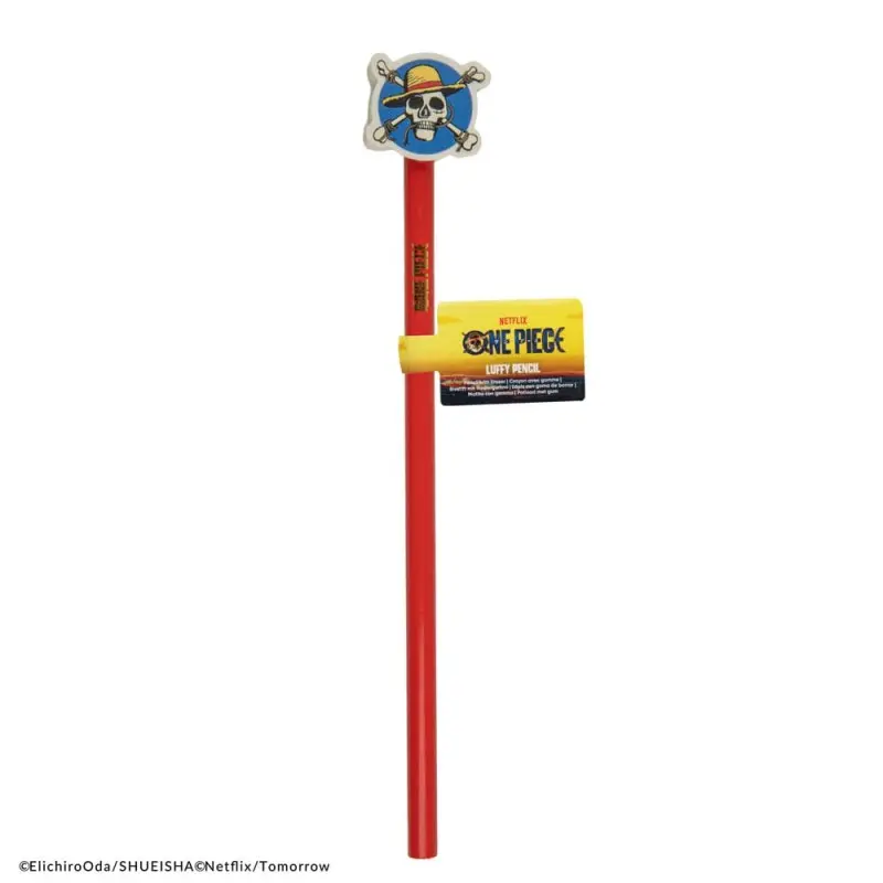 One Piece crayon à papier avec gomme Luffy | 4895205618961